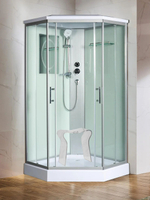 Душевая кабина WeltWasser  WW500 NESSE  902 90х90 см,  прозрачное стекло, поддон низкий