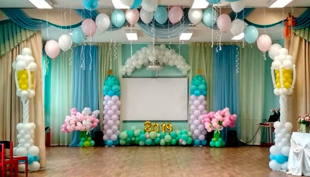 Оформление выпускного в детском саду Сказочный замок