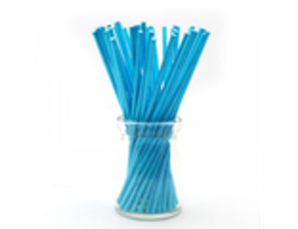 Палочки для кейк-попсов/меренги голубые - 50 шт. Длина 15 см.