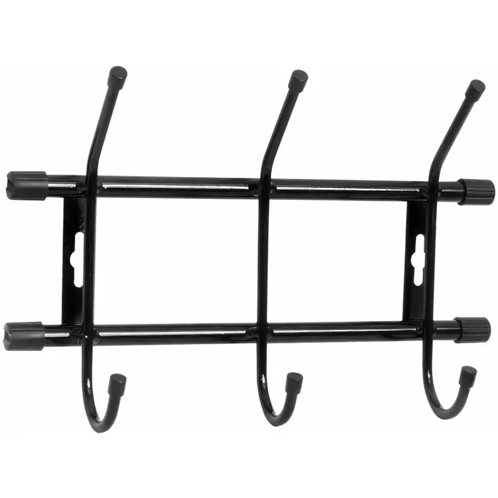 Вешалка настенная 28,5*18*6,7см черный ВН3/Ч