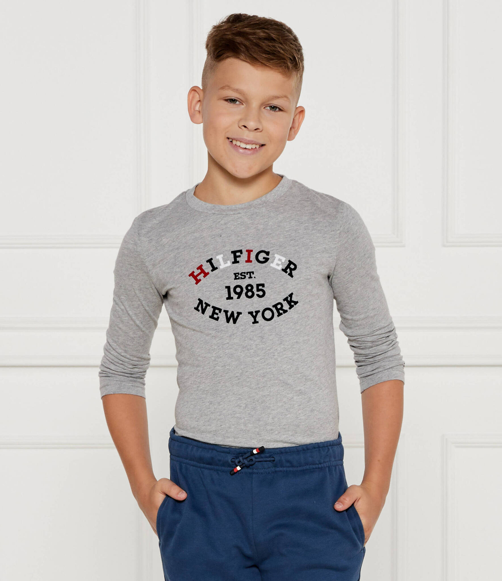 Лонгслив Tommy Hilfiger - серый(KB0KB08659)