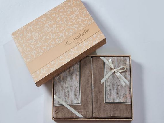 Постельное белье Asabella 2239 фланель, тенсель с хлопком