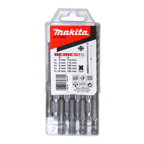 Набор буров Makita SDS+   D-00795