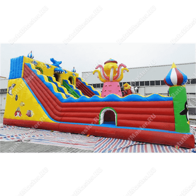 Коммерческий надувной батут "Морская иллюзия"