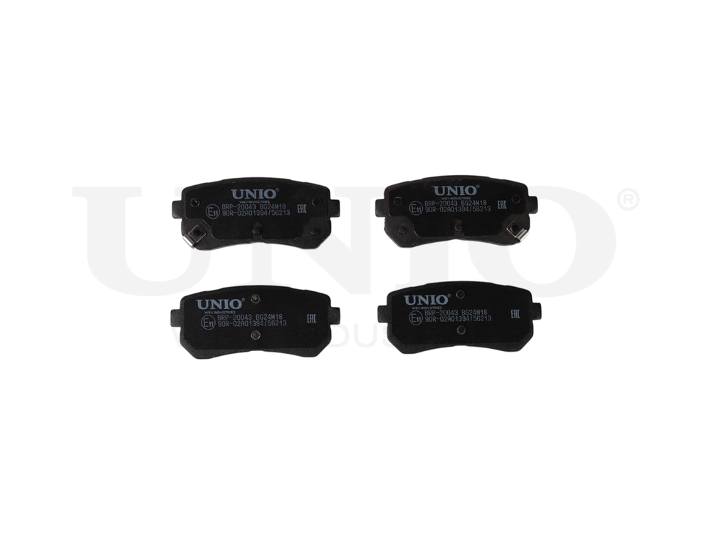 Колодки тормозные диск. задние UNIO BRP-20043