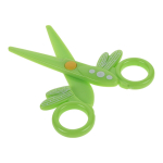 Ножницы детские пластиковые "Стрекоза", 12 см, на картоне