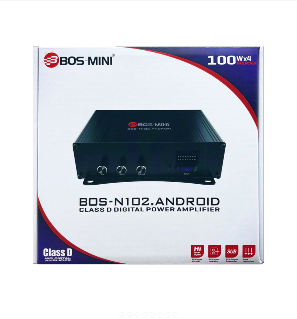 Усилитель автомобильный для Android магнитол Class D Bos-Mini N102