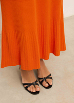 Юбка SAVANNAH с ярусами, оранжевый
