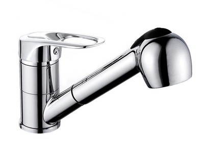 40030 Смеситель для кухни с ВЫД. лейкой HANSEN  (10/1шт)