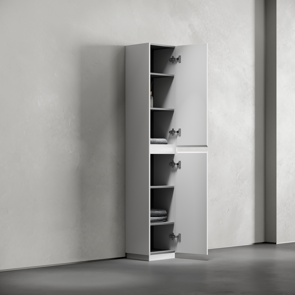 Шкаф-пенал напольный Sancos Libra Floor, белый глянец 350х300х1870 мм