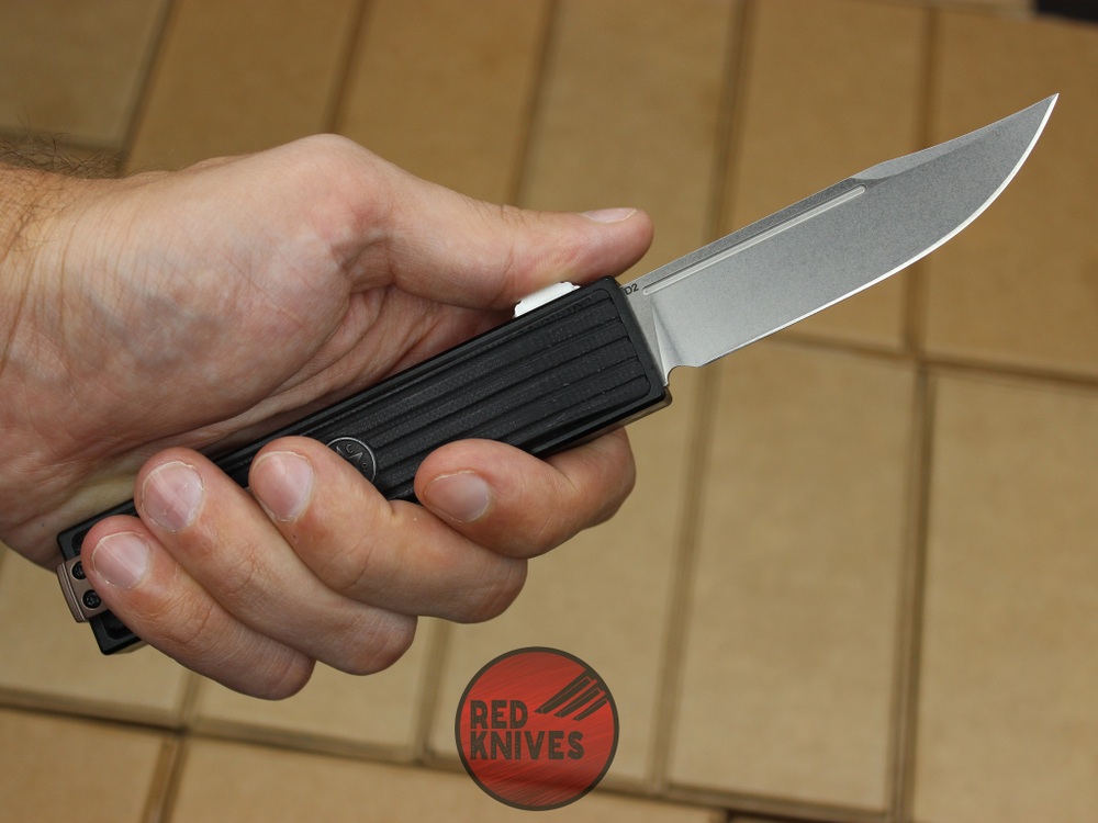 Складной нож автоматический Steelclaw "ТТ-2" c клинком из стали D2, рукоять G10