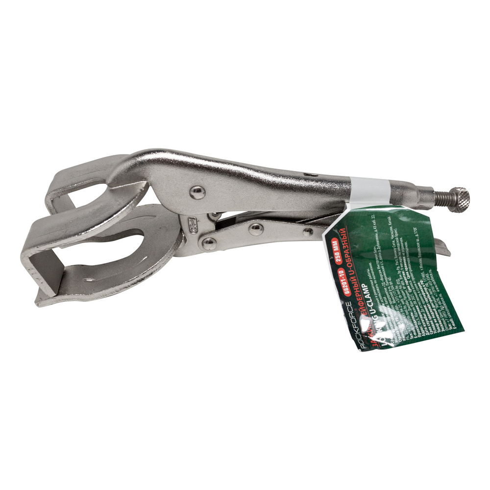 Зажим гейферный U-образный 250мм RockForce##Rock FORCE RF-66201-10