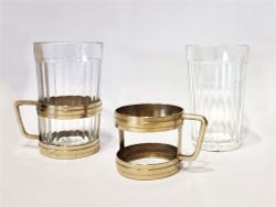 Alberti Livio Набор: поднос Плетенка + 6 подстаканников со стаканами