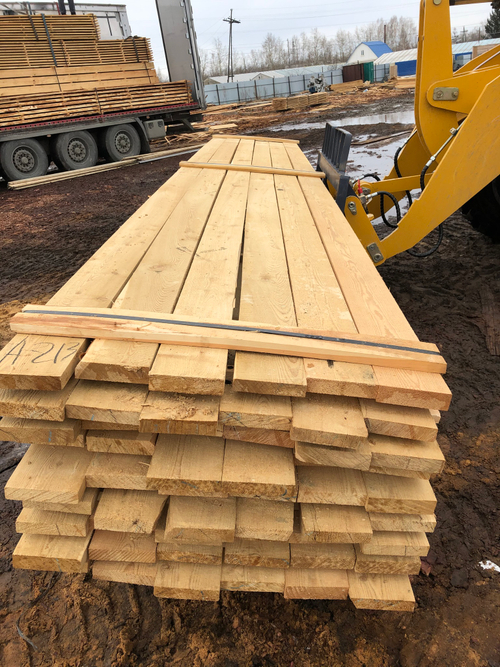 Доска 25х150х6000 Лиственница сухая нестроганая