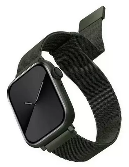 Ремешок Uniq для Apple Watch 41/40/38мм Dante Strap Mesh Steel для Apple Watch Green (Зелёный)