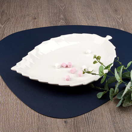 Блюдо сервировочное " " 29*20*3см. (min6) (фарфор) (транспортная упаковка)