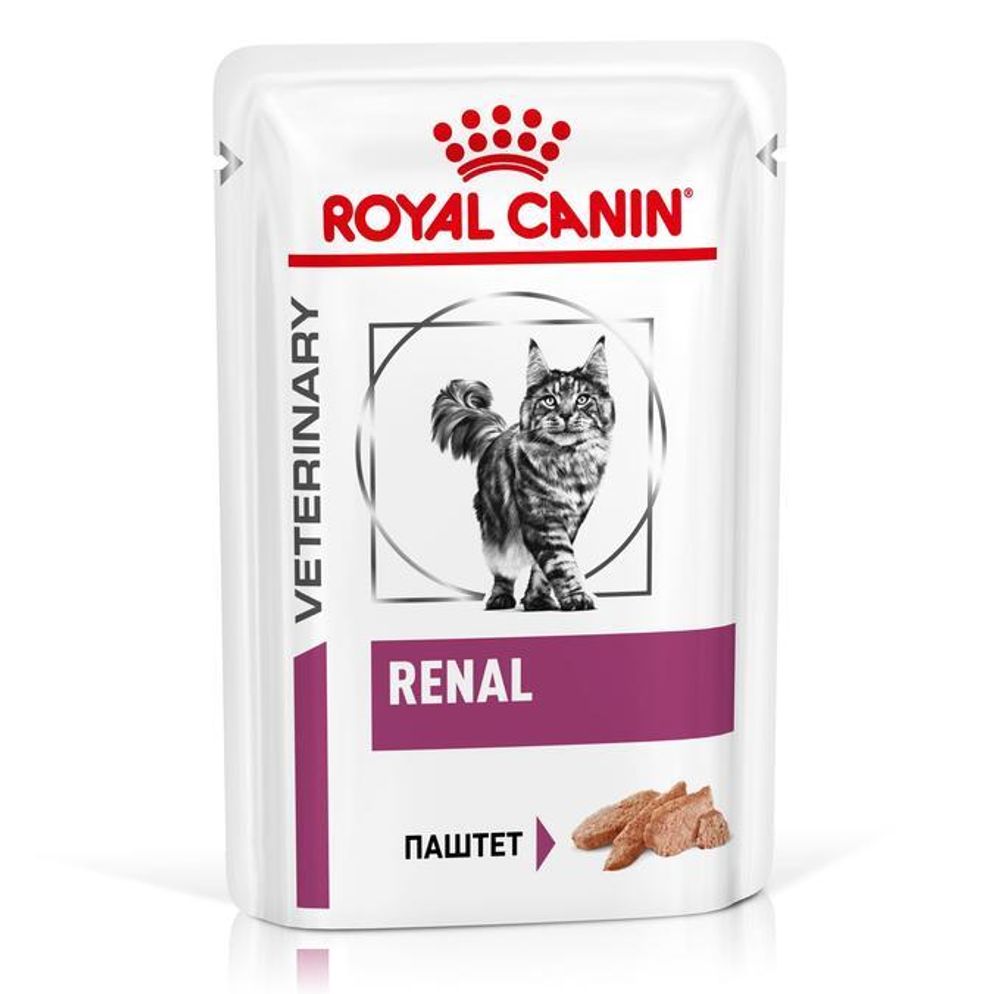 Royal Canin Renal Feline Пауч для кошек с почечной недостаточностью, цыпленок, 85гр
