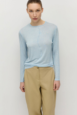 Лонгслив с рельефным швом