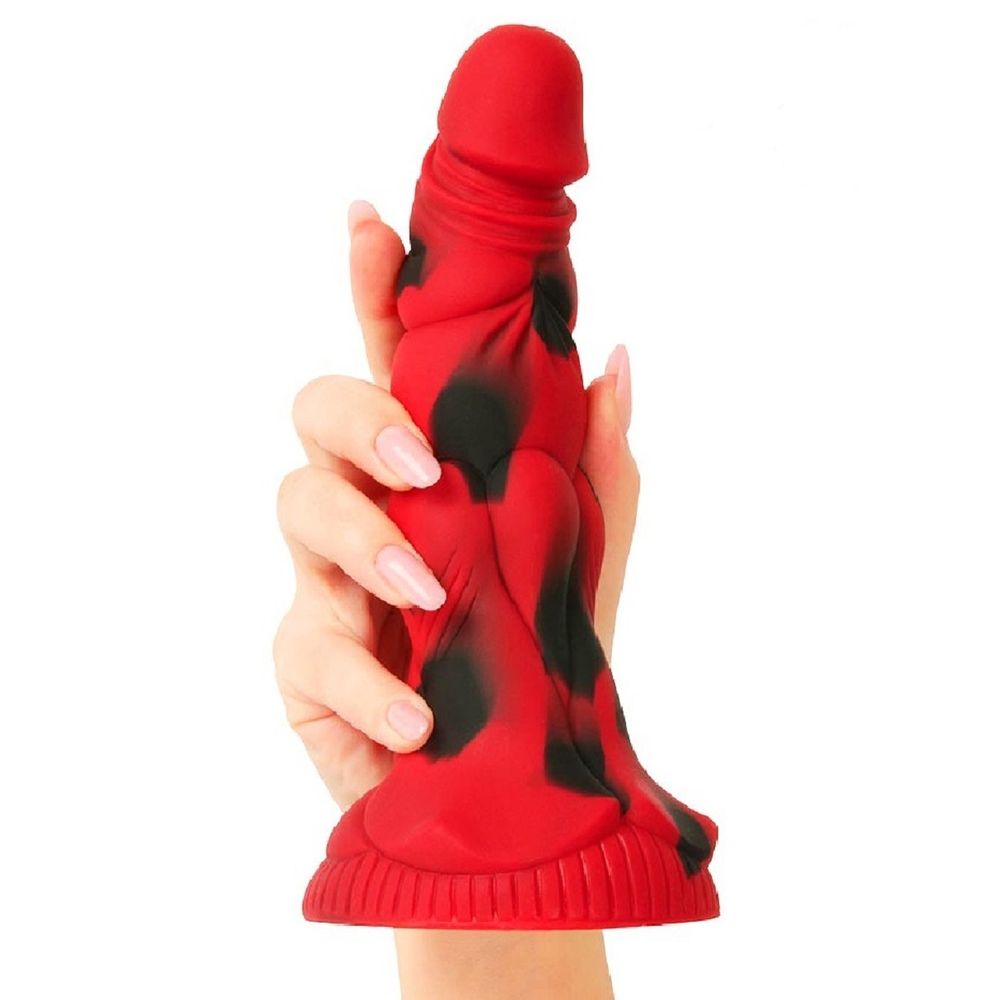 Фаллоимитатор с присоской Magic Hero красный 20 см