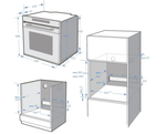 Электрический духовой шкаф MIDEA MO78101CGB