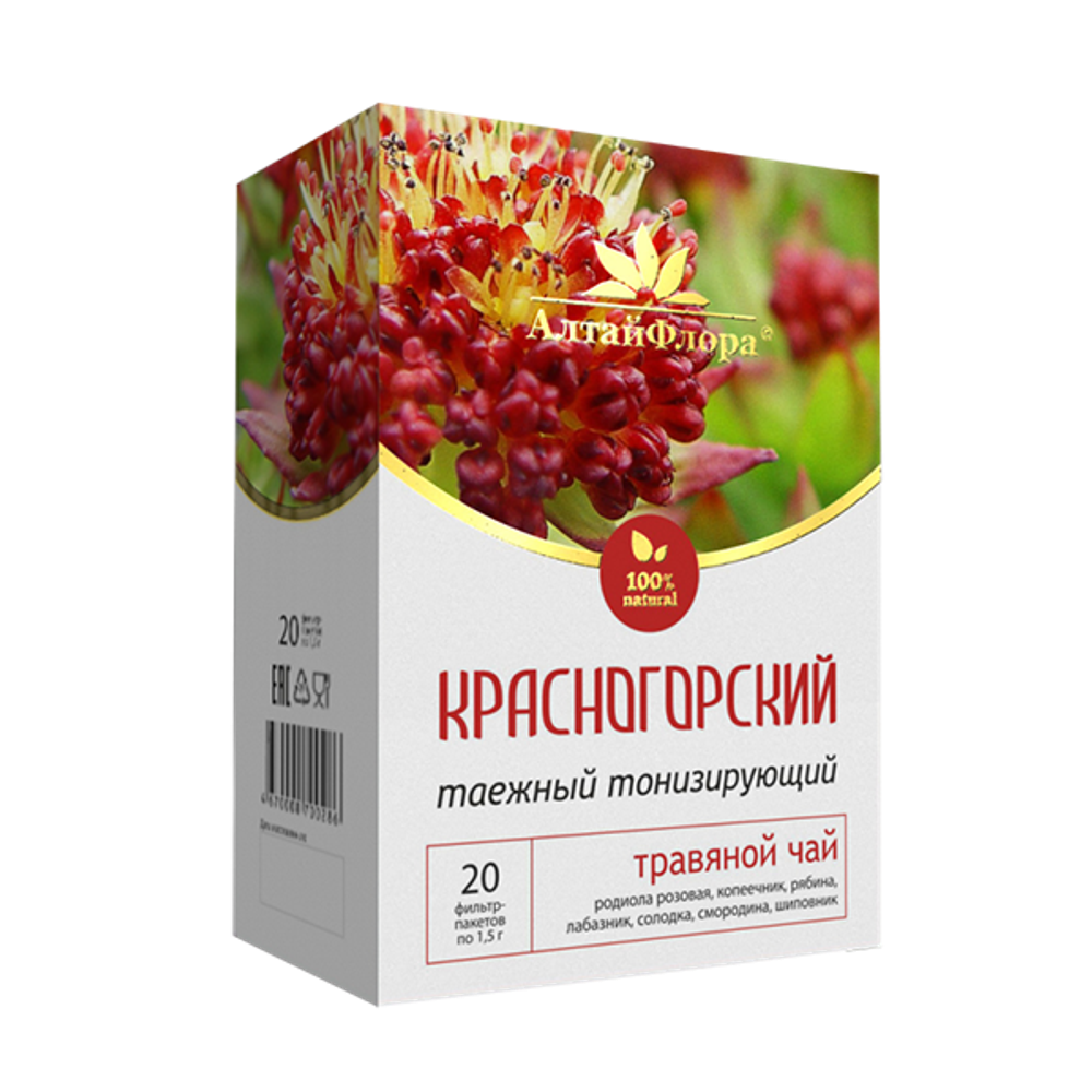 УЦЕНКА Травяной чай Красногорский «Таежный тонизирующий» (1,1 б)