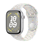 Apple Watch 10 46mm Silver Aluminum Case with Pure Platinum Nike Sport Band M/L