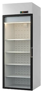 Шкаф холодильный ENTECO MASTER СЛУЧЬ 700 ШС со стеклянной дверью