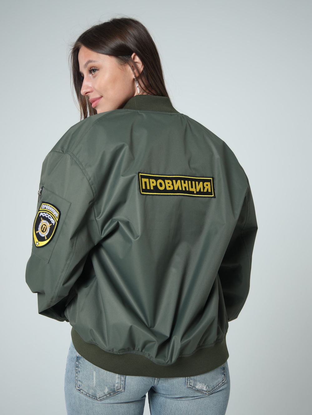 Купить бомбер мужской провинция хаки