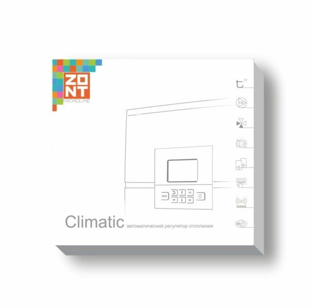 Автоматический регулятор ZONT МЛ-753 Climatic 1.3 (c веб-интерфейсом)