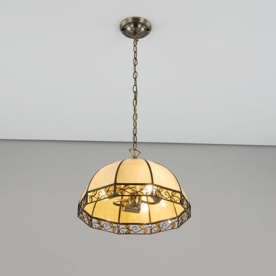 CL440231 Шербург-2 Беж.+Янтарн. Св-к Люстра