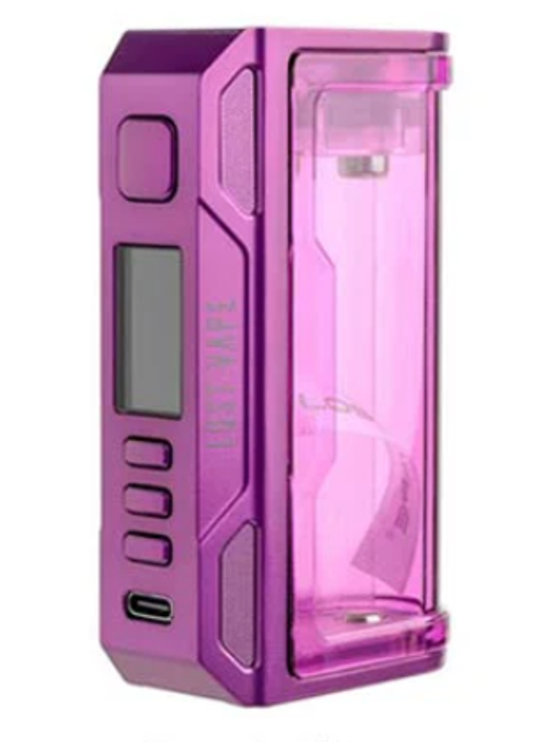 Боксмод Lost Vape Thelema Quest 200W Mod - Mystic Purple Clear