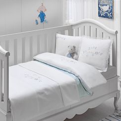 Детское постельное белье COUPLE BEBE голубой сатин делюкс TIVOLYO HOME Турция