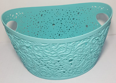 Корзина Кружево 3л. (Аквамарин)