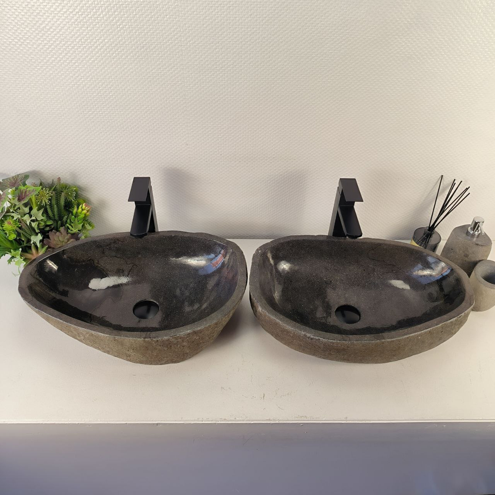 Раковина из речного камня ПАРА! RS-65478 55*36*15 0865