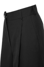 “Striped wool trousers” Брюки широкие со складками. (2)