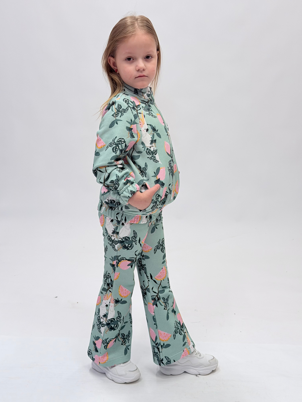 Комплект трикотажный для девочки 2-8 лет Fleur de Vie