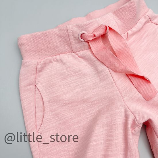 Брюки "Сладкий зефир" из футера, Пыльная роза