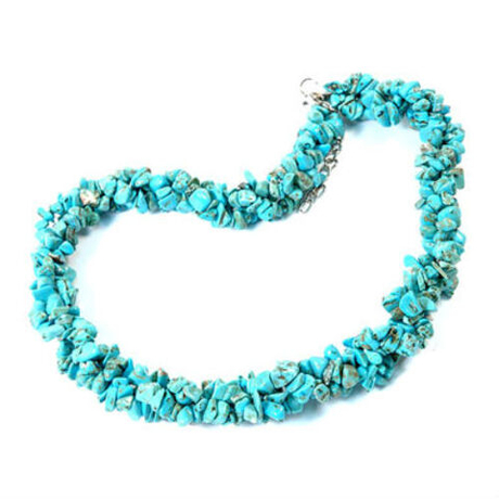 Бусы "Галактика" бирюза асс.