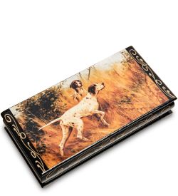 Народные промыслы ШК-11/12-D Шкатулка-купюрница в технике декупаж (8х17х4)