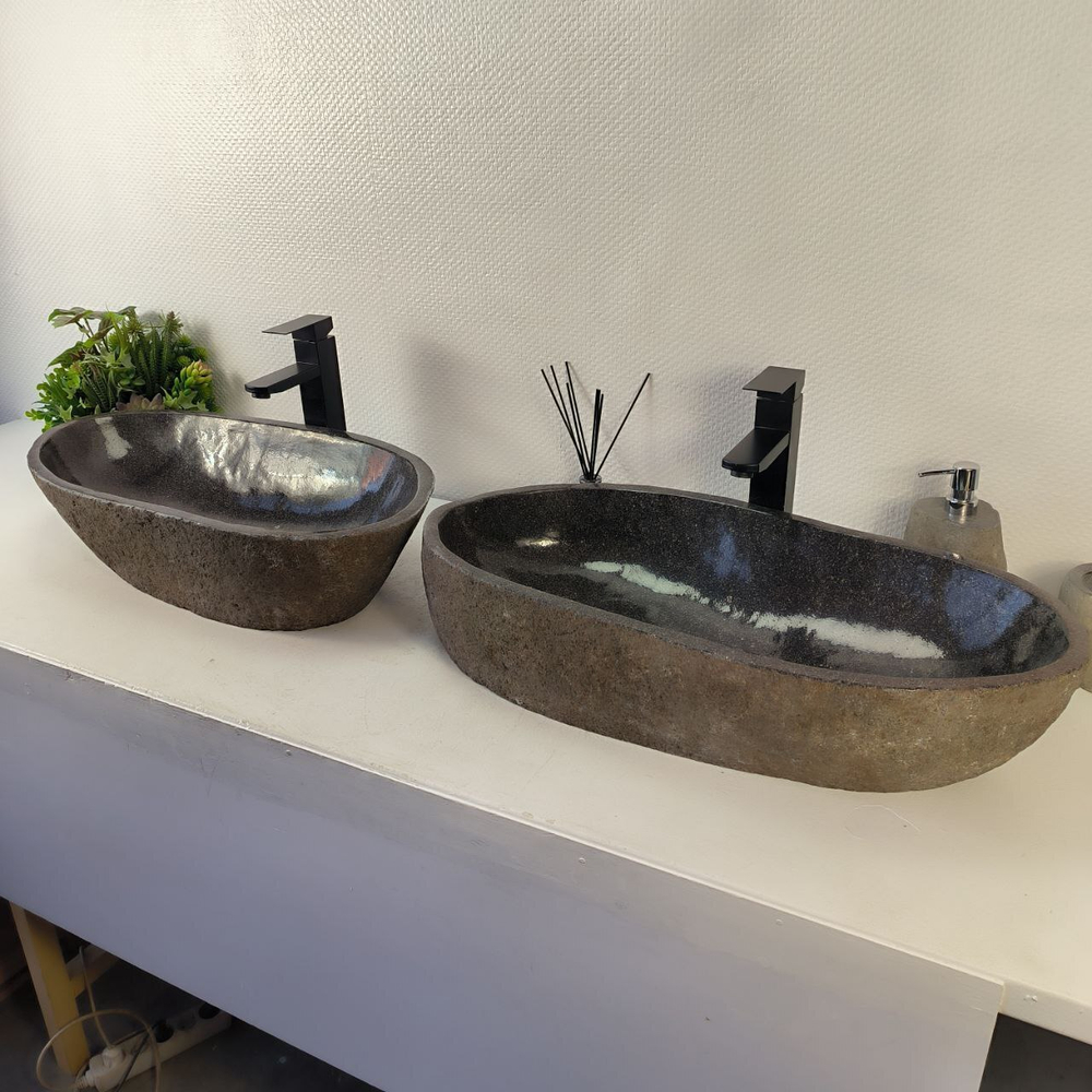 Раковина из речного камня ПАРА! RS-65333 67*33*15 0866