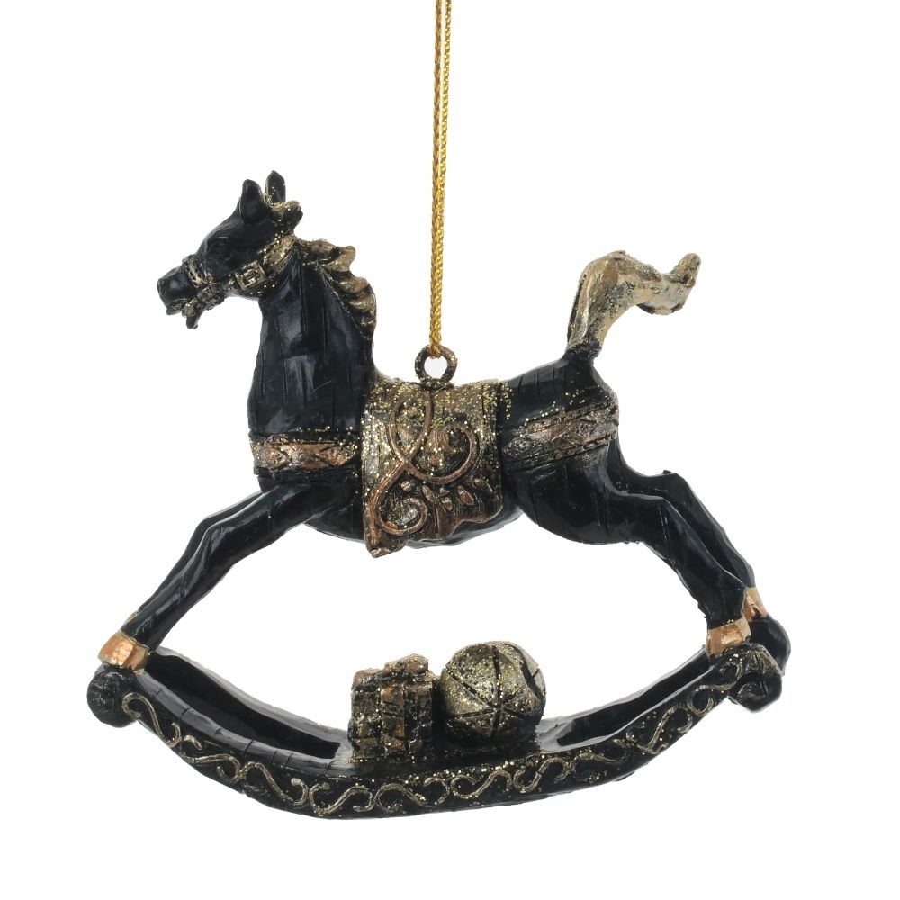 GAEM Украшение новогоднее "Лошадка-качалка", L8,5 W2 H7 см, 2в.