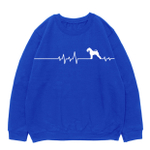 Свитшот "Керри Блю терьер - сердечный ритм"