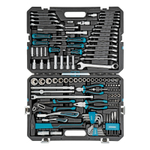 Набор инструментов, 1/4", 1/2", CrV, 120 зубьев, 115 предметов Gross
