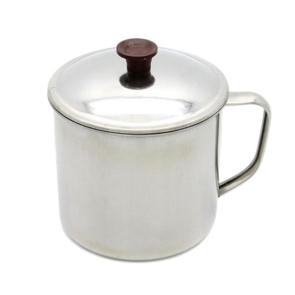 Кружка 500мл h-10см нерж.сталь с крышкой AST-002-КК-10 (36)