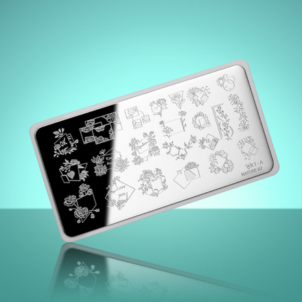 Пластина для стемпинга Art-A Nature 07