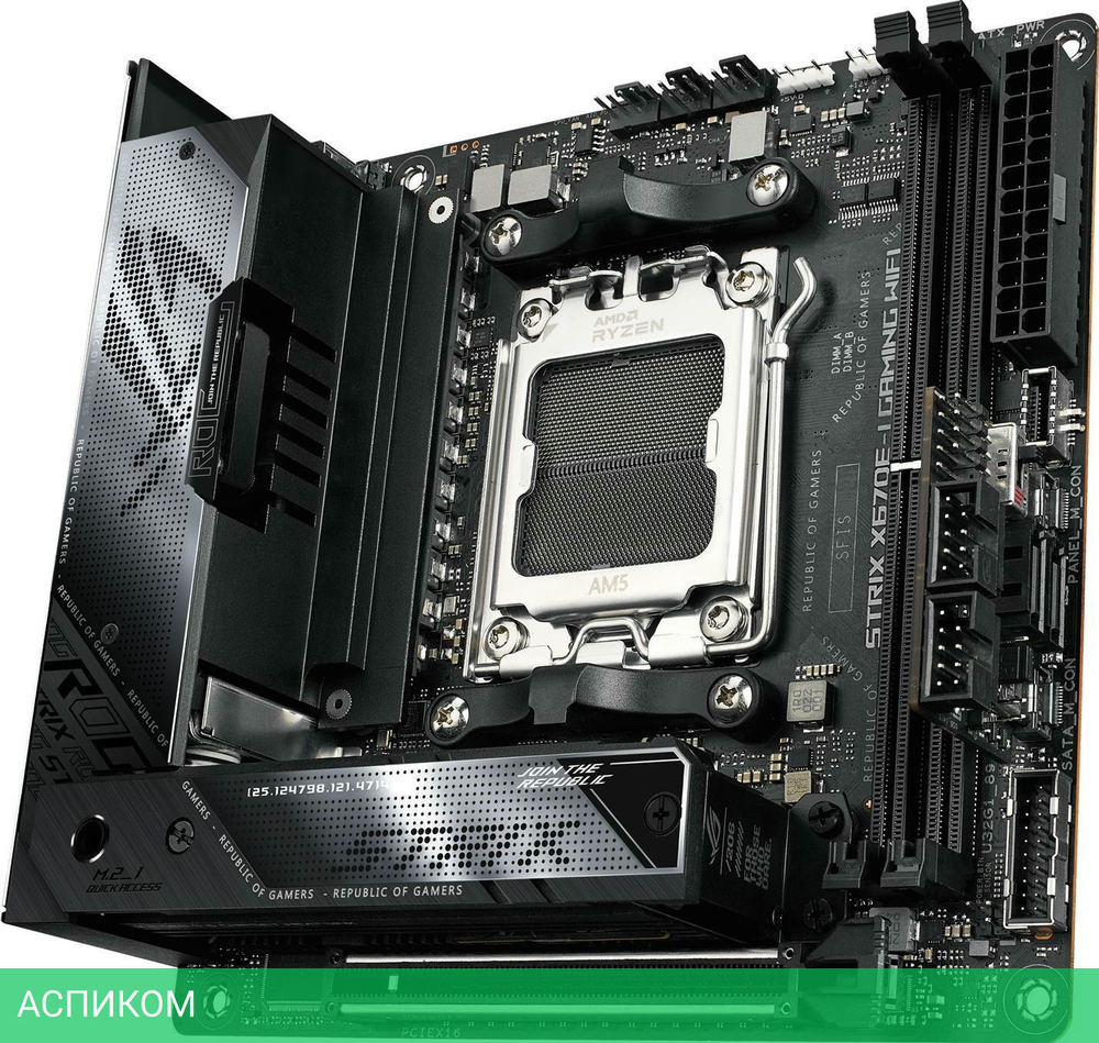 Материнская плата ASUS Rog Strix X670E-I Gaming WiFi DDR5