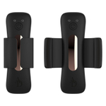 Чёрный вибромассажёр в трусики 9,6см с часами-пультом ДУ Anne's Desire Panty Pleasure Watchme Technology Black