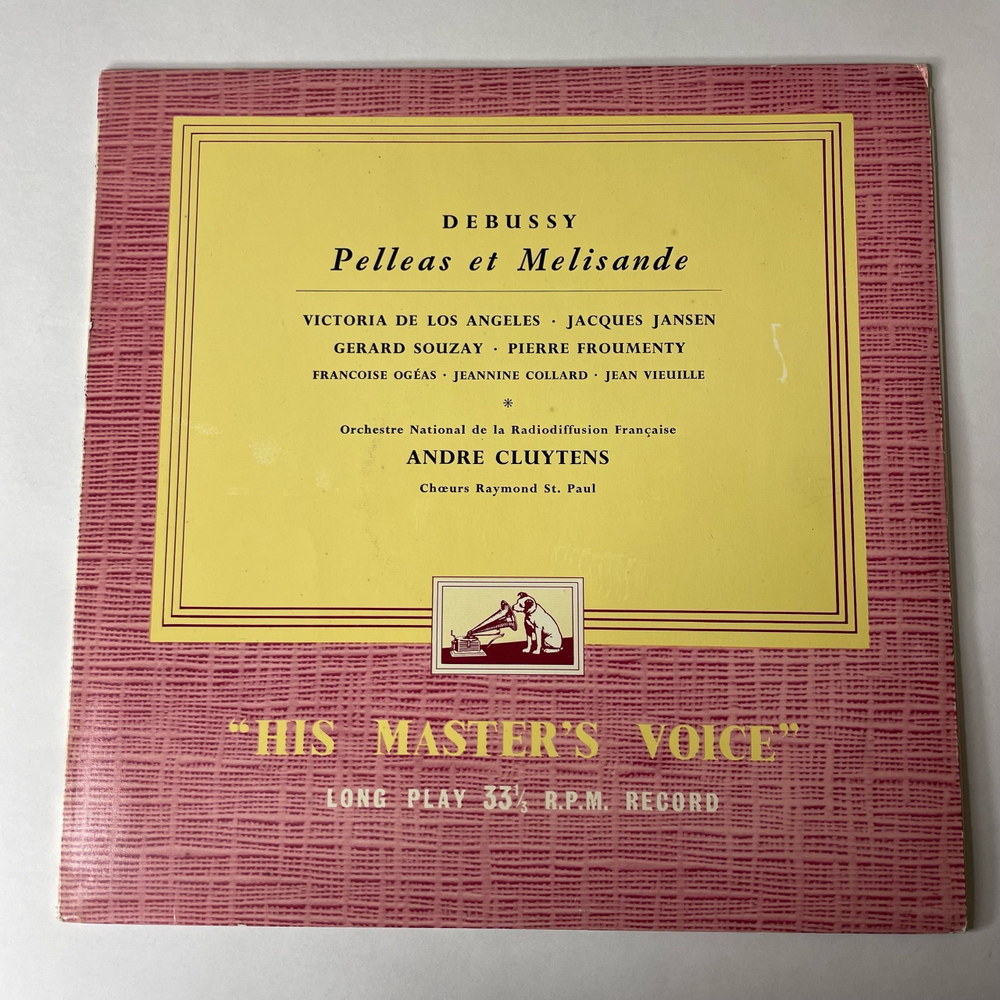 Винтажная виниловая пластинка LP Claude Debussy Pelleas Et Melisande (Англия 1957)