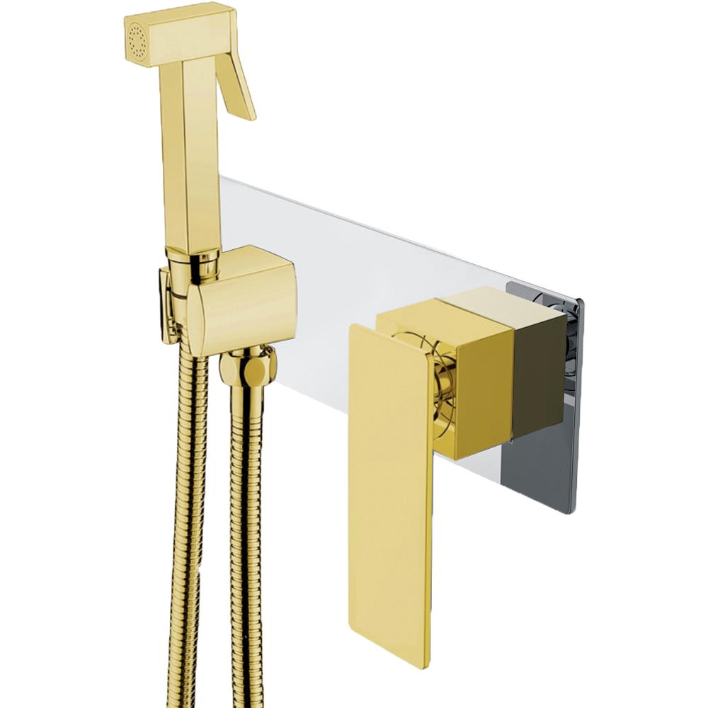 Гигиенический душ Boheme Q 147-CRG.2 со смесителем, С ВНУТРЕННЕЙ ЧАСТЬЮ