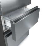Отдельностоящий двухкамерный холодильник Gorenje NRM720FSXL4
